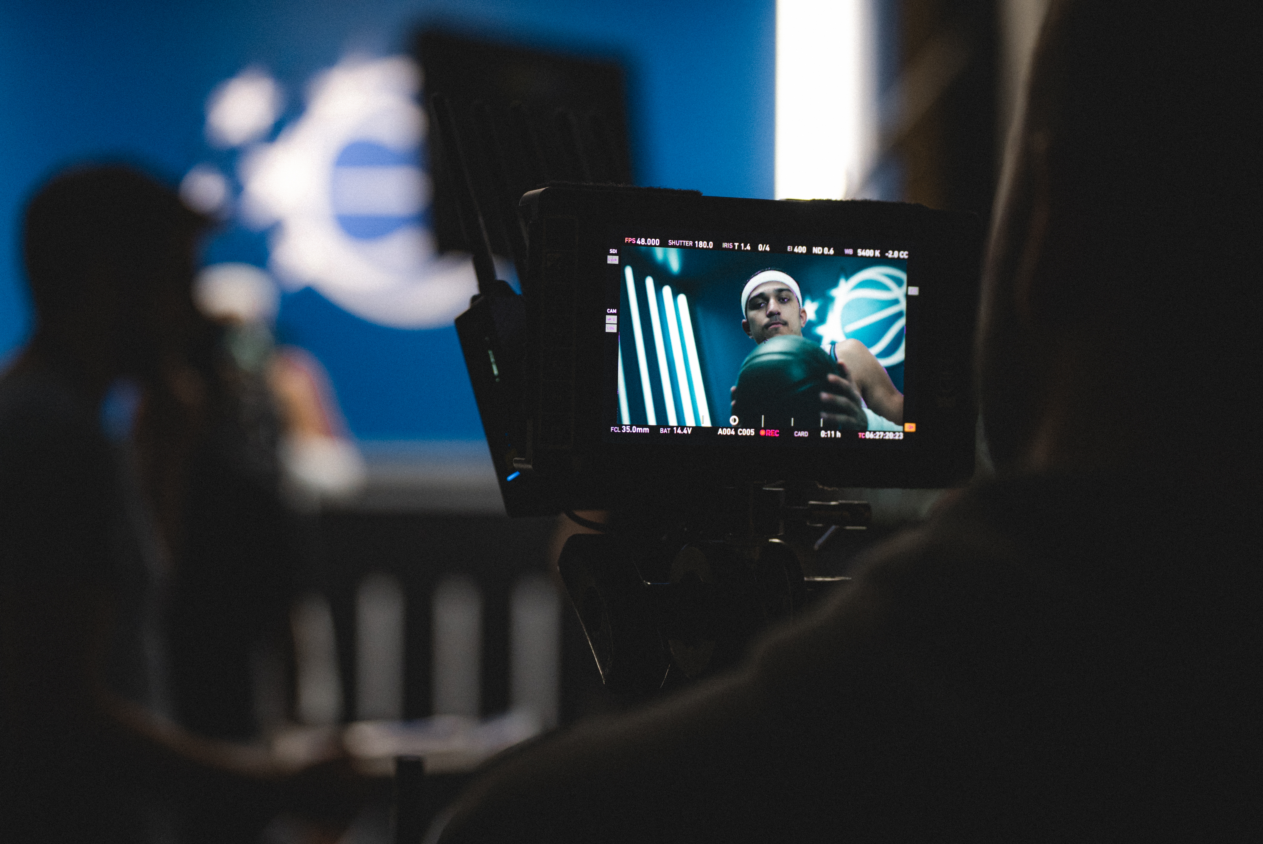 Orlando Magic — through-the-monitor POV